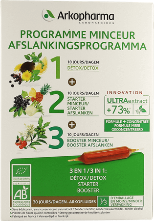 Arkofluide Afslank Programma Ampullen 30  -  Arkopharma