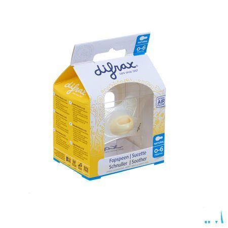 Difrax Fopspeen Natural 0-6 M  -  Difrax
