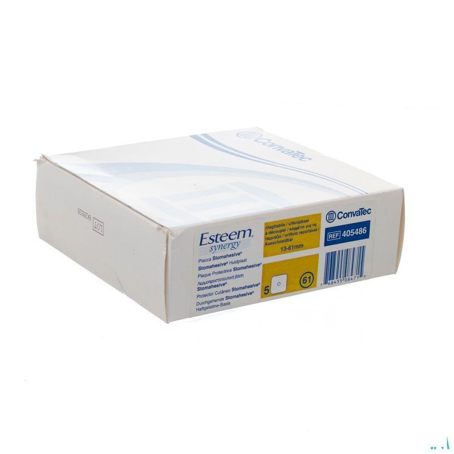 Esteem Synergy Stomahesive Plaat 13-61mm 5 405486  -  Convatec