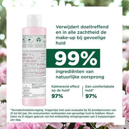 Klorane Gezicht Melkachtig Rein.Water Pioen. 200 ml
