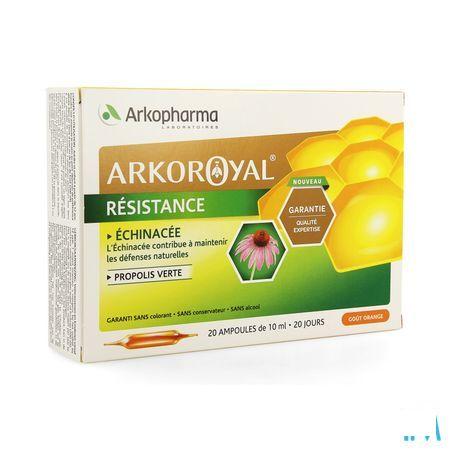Arkoroyal Resistance Echin. + prop Verte Ampoule 20x10 ml  -  Arkopharma