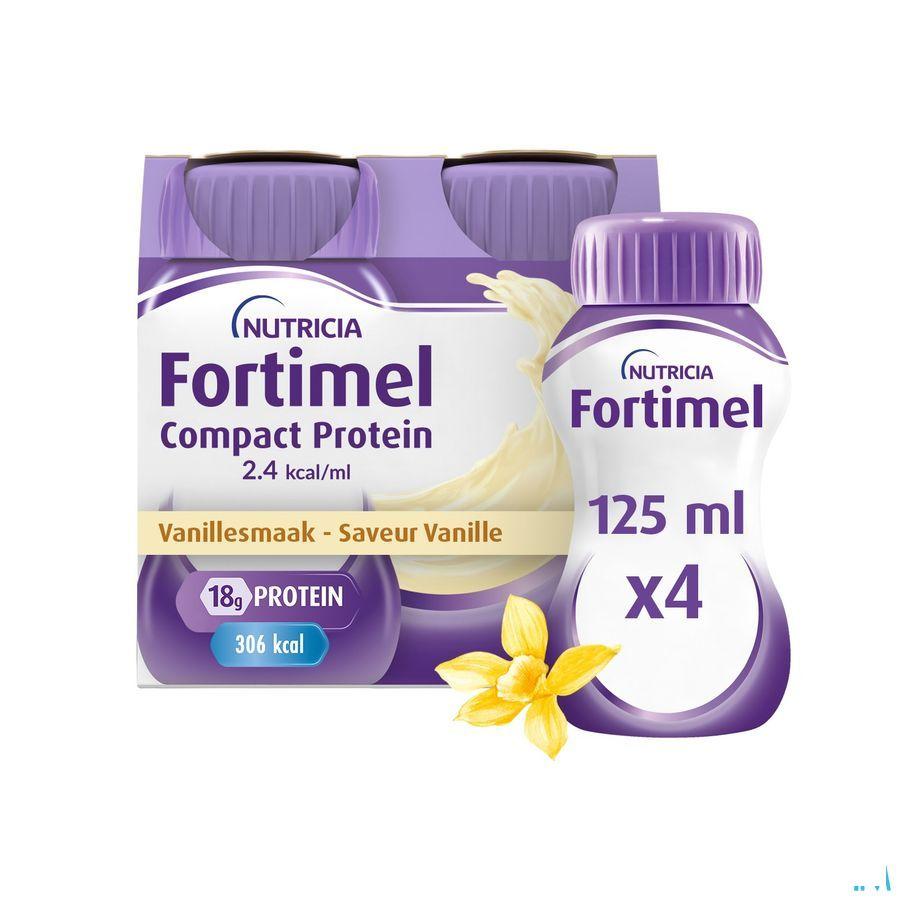 Fortimel Compact Protein 2.4Kcal Vanille 4 x 125 ml