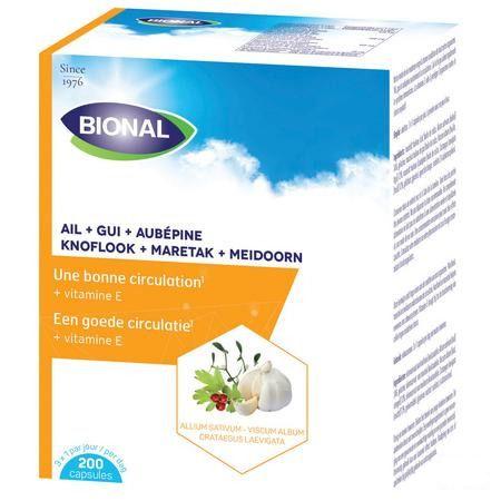 Bional Ail + gui + aubepine + vit E Capsule 200  -  Ocebio