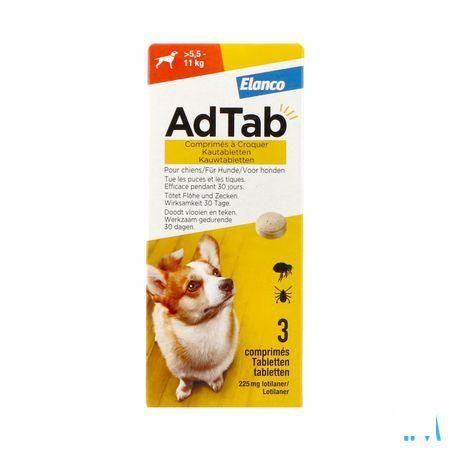 Adtab 225Mg Chien >5,5Kg-11Kg Comp A Croquer 3
