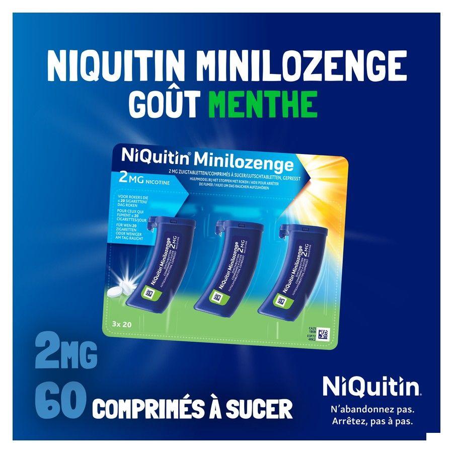 Niquitin 2 mg Minilozenge Comprimes  à sucer 60