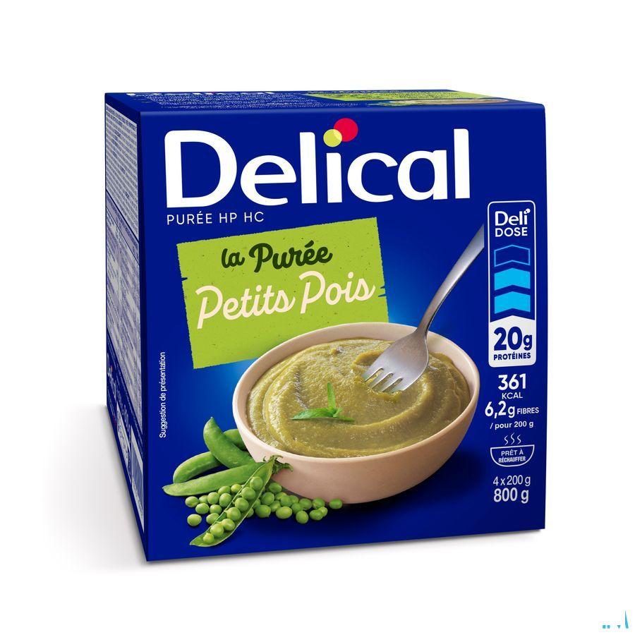 Delical Puree Erwt Hphc 4 x 200 gr