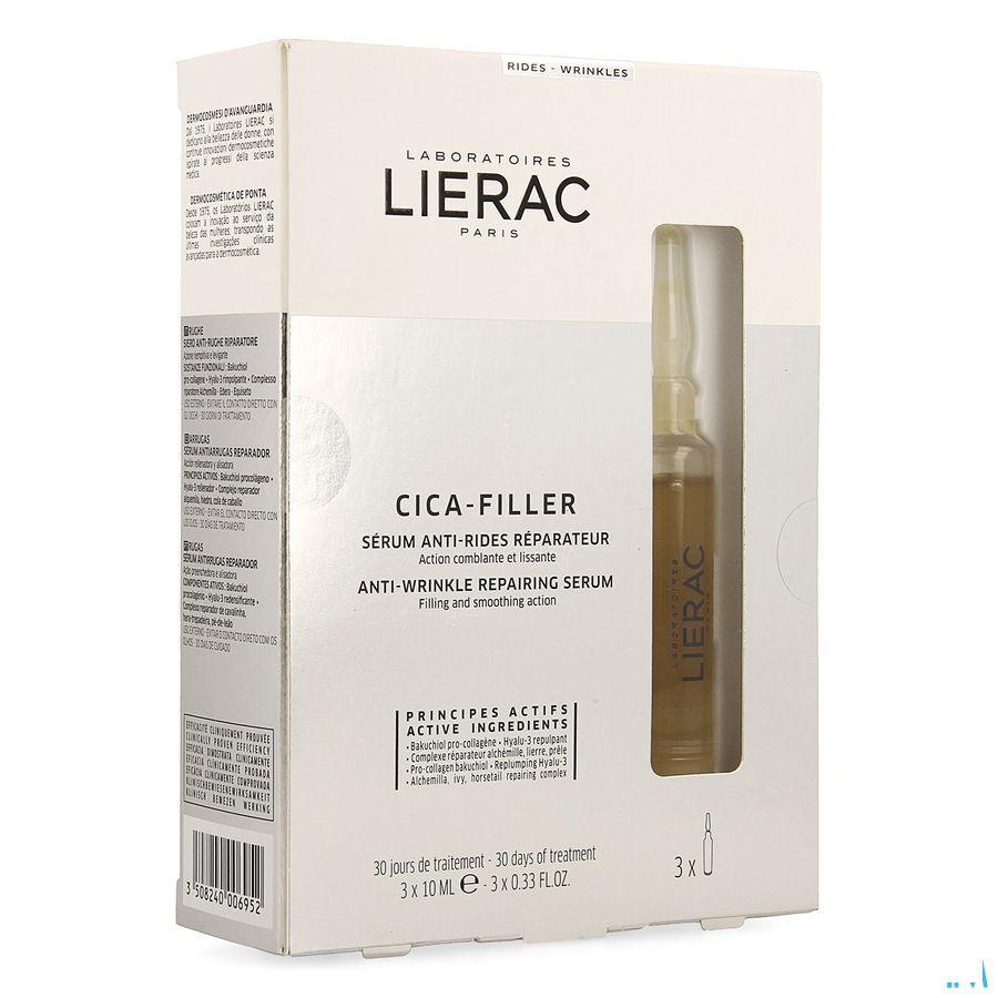 Lierac Cica Filler Serum Anti rimpel Herst.amp 3x10 ml