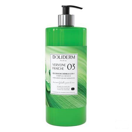 Doliderm Douchegel 2In1 Verveine Fraiche Pompfl 1L