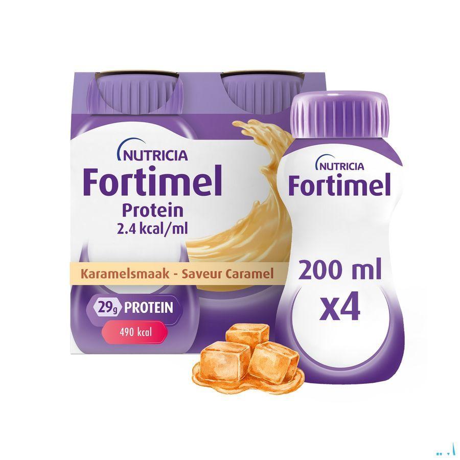 Fortimel Protein 2.4Kcal Caramel 4 x 200 ml