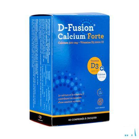 D-Fusion Calcium Forte 500/2000 Kauwtabl 60