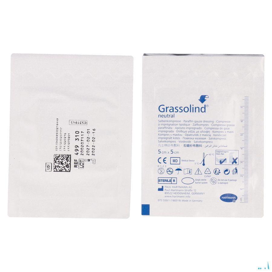 Grassolind Neutral 5,0Cmx 5Cm 10 4993102  -  Hartmann