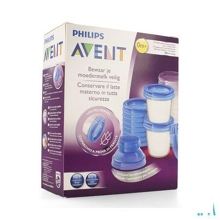Philips Avent Via Natural Moedermelk Bewaarbekerset Scf618/10  -  Bomedys