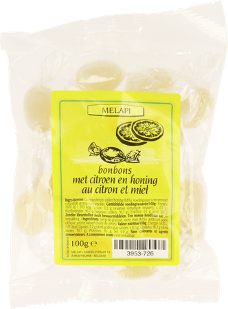 Melapi Bonbons Citroen Honing 100 G 3066  -  Revogan