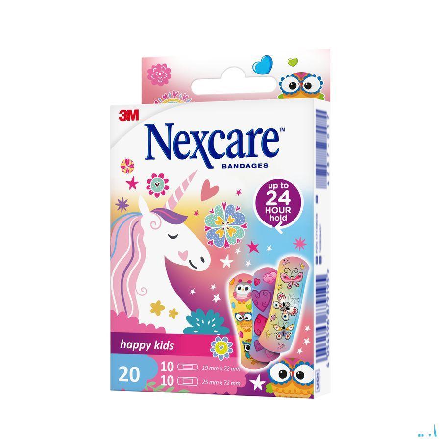 Nexcare Happy Kids Girls 20  -  3M