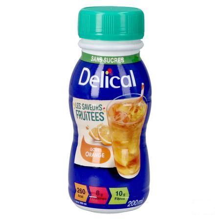 Delical Fuitdrink Z/Suiker Sinaasapp. 4X200 ml