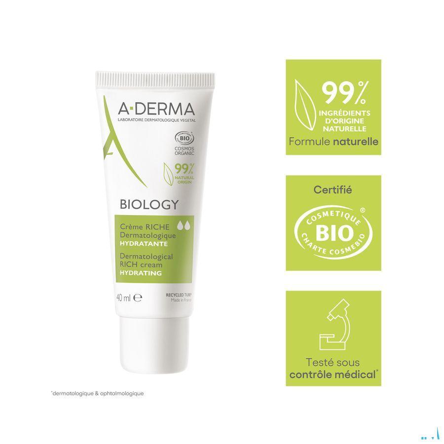 Aderma Biology Rijke Creme Dermatolog. 40 ml  -  Aderma