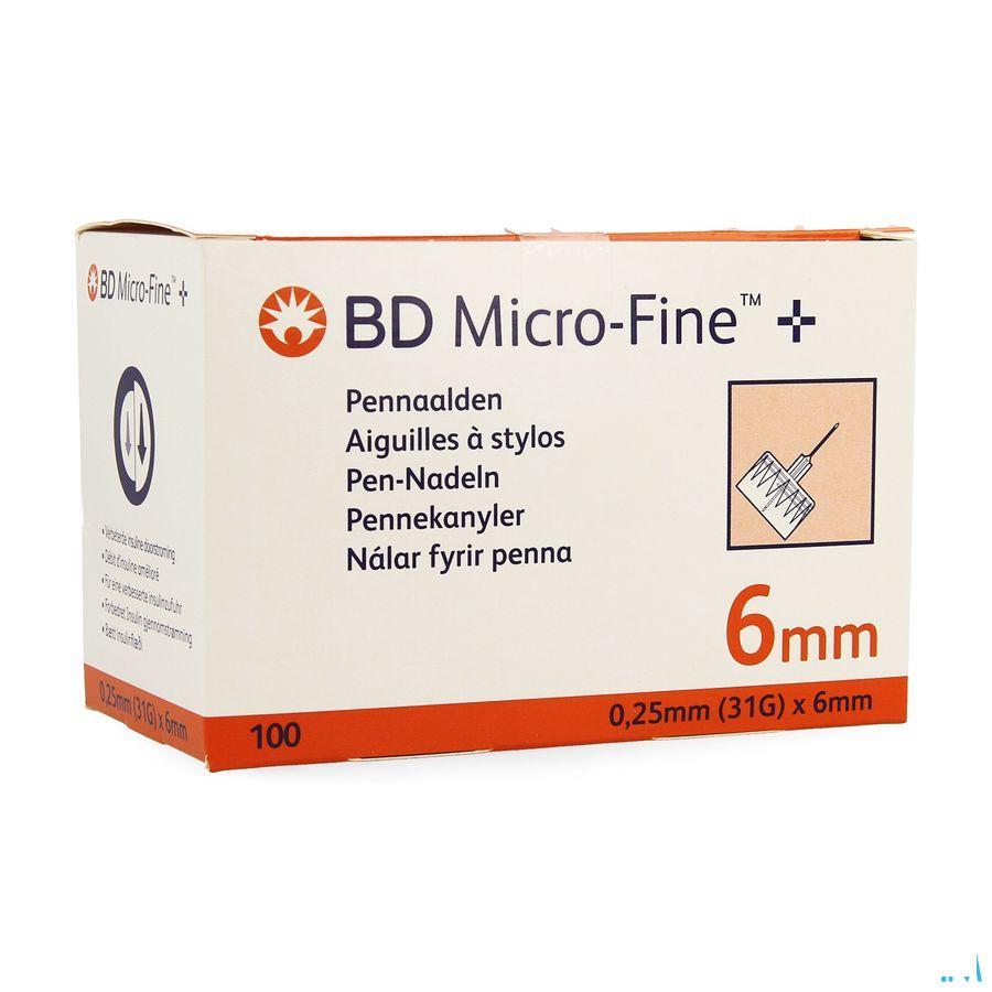 Bd Microfine Pennaalden 0,25Mm 31G 6Mm 100 320734