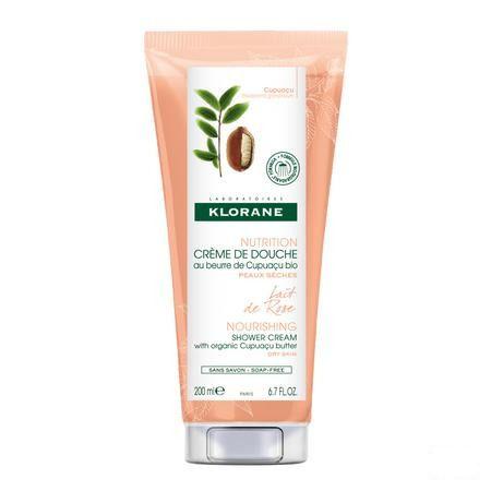 Klorane Corps Creme Douche Lait Rose 200 ml