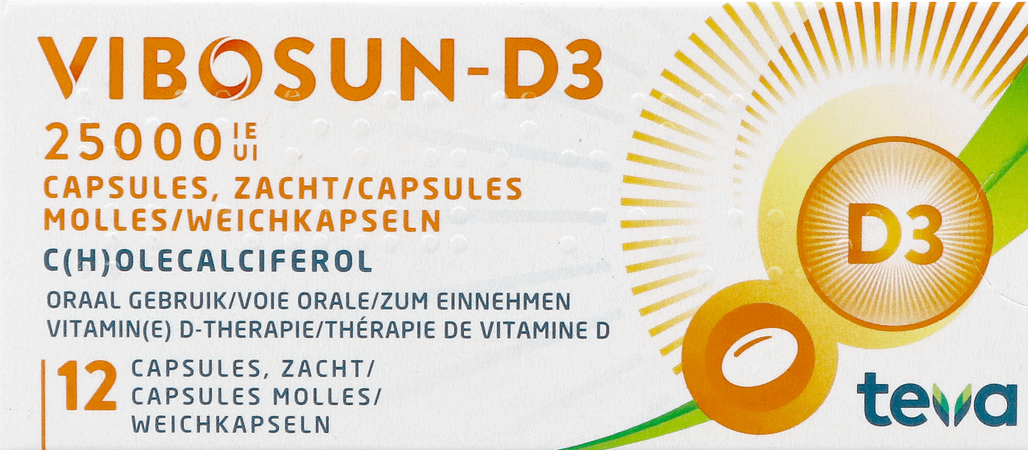 Vibosun-D3 25000Ie Zachte Caps 12