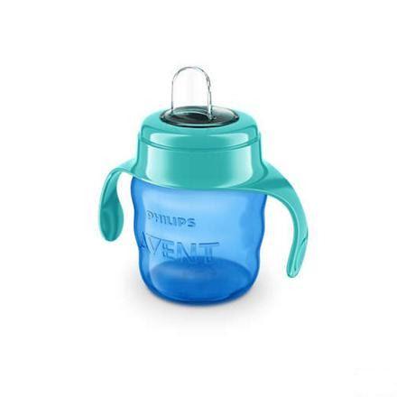 Philips Avent Lekvrije Beker Blauw 200ml  -  Bomedys