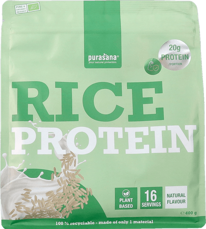Purasana Proteine Veg. Riz 80% Nature Bio 400 gr