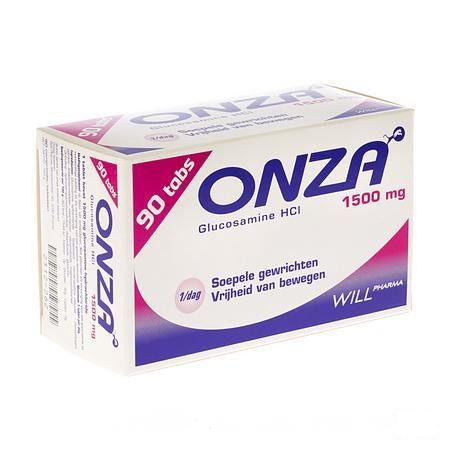 Onza 1500 mg Soepele Gewrichten Tabletten 90  -  Will Pharma
