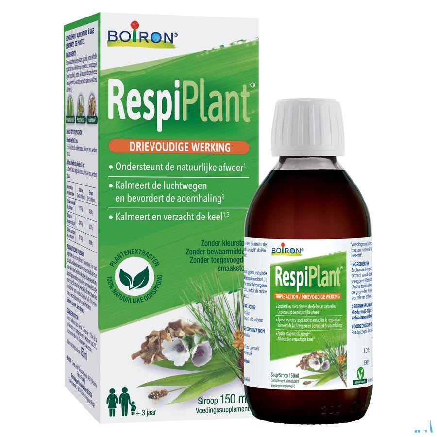 Respiplant Siroop Neus & Keel Nat.Afweer150 ml Boiron