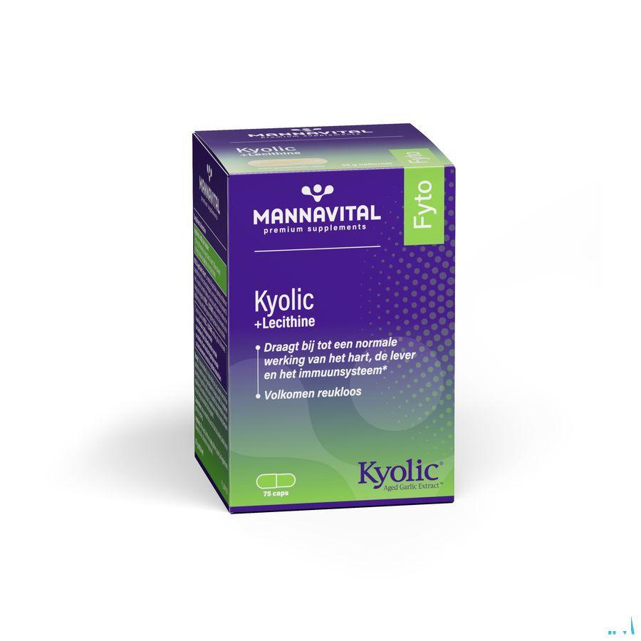 Mannavital Kyolic + Lecithine Capsule 75 Mannavital Kyolic + Lecithine Capsule 75