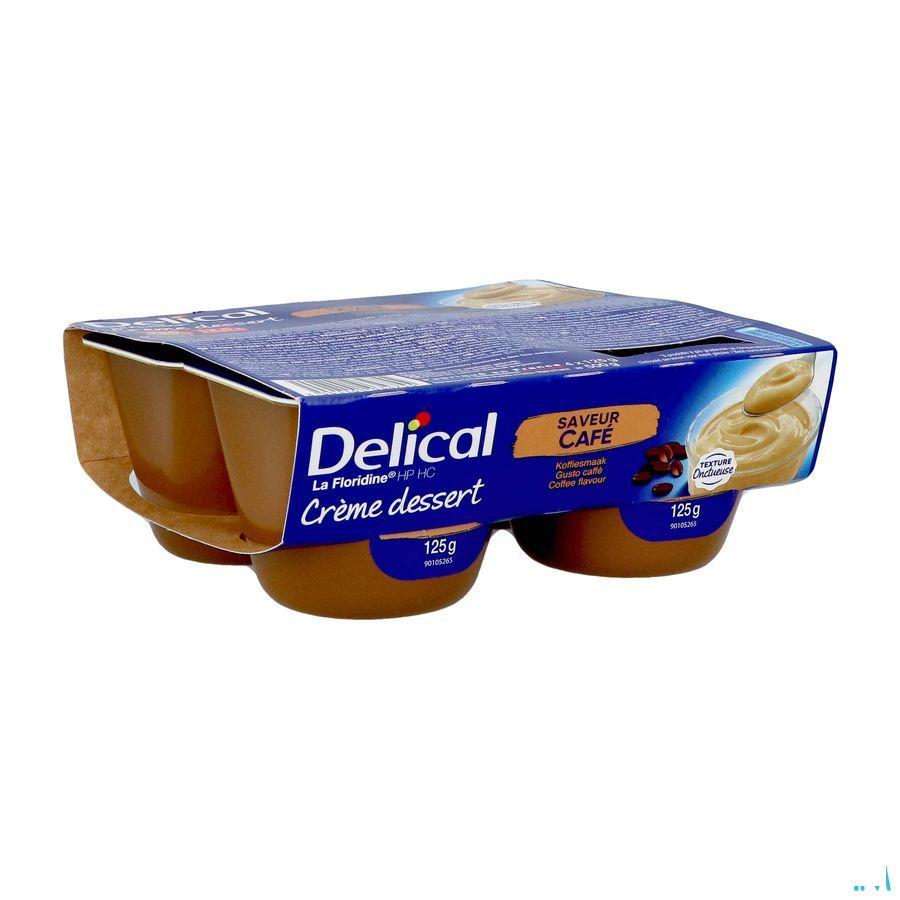 Delical Creme Dessert La Floridine Koffie 4X125 g  -  Bs Nutrition