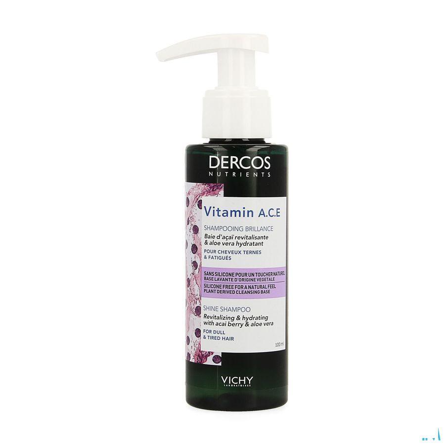 Vichy Dercos Nutrients Shampooing Vitamine 100 ml  -  Vichy