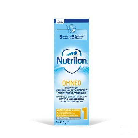 Nutrilon Omneo 1 Melk Zuig.melk Poeder Trialpack5x23g  -  Nutricia