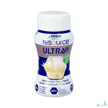 Resource Ultra+ Vanillesmaak 4X125 ml