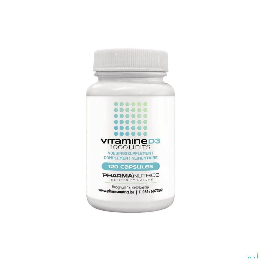 Vit D3 Caps 120 Pharmanutrics  -  Pharmanutrics