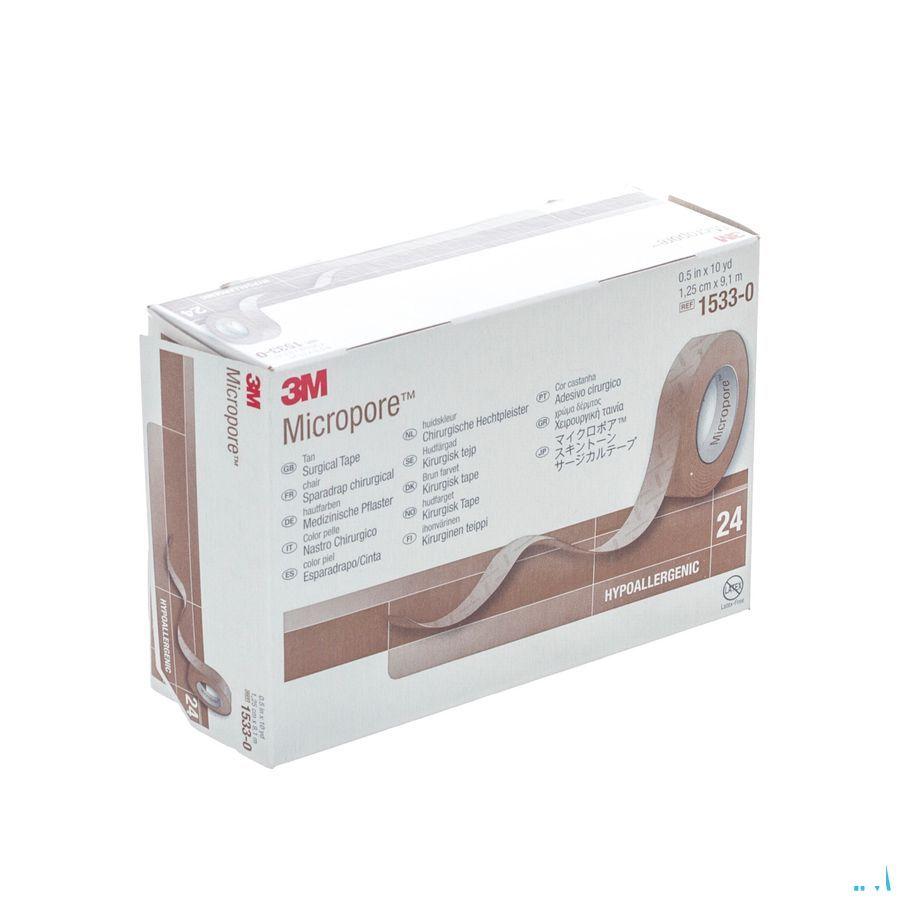 Micropore 3M Skin Tone 12,5Mmx9,15M Rol 24 15330  -  3M