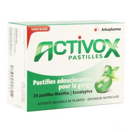 Activox Menthe-eucalyptus Ss Pastille 24 3567567  -  Arkopharma