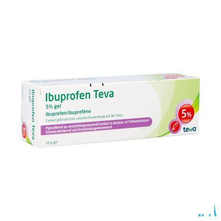 Ibuprofen Teva Gel Tube 50 gr 