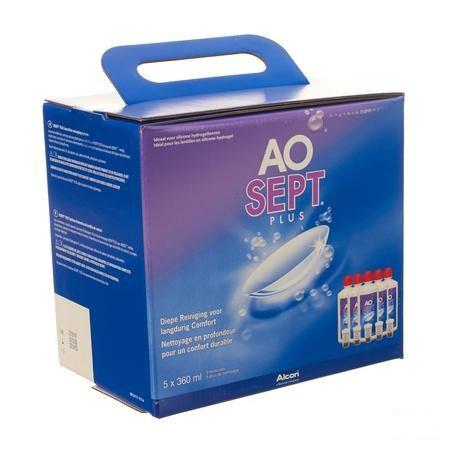 Aosept Plus 6 Maandpack 5x360 ml 