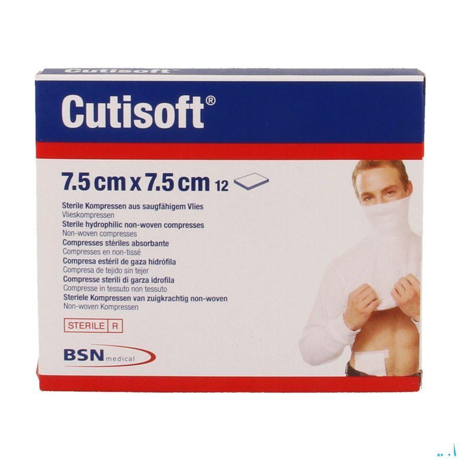 Cutisoft Ster Non Woven 7,5X 7,5cm 12