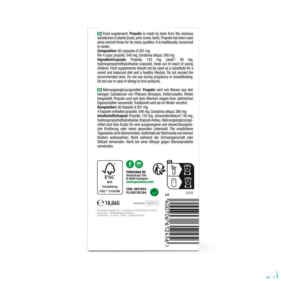 Purasana Propolis Bio Capsule 60