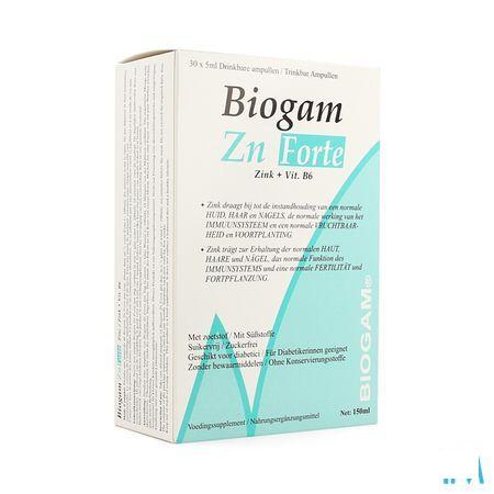 Biogam Zn Forte Drinkb. Amp 30 x 5ml