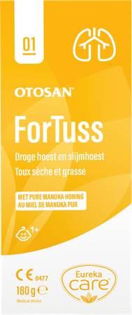 Otosan Hoestsiroop Fortuss 180 gr  -  Eureka Pharma