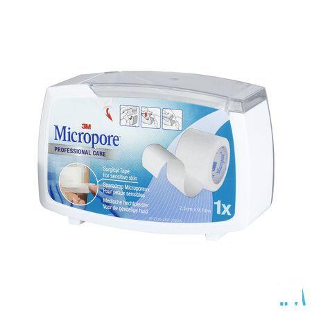 Micropore 3m 25,0mmx9,1m Nieuwe Dispenser 1530p-1d  -  3M