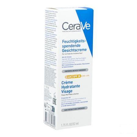Cerave Creme Hydraterend Gezicht Ip30 52 ml