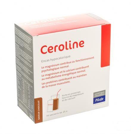 Ceroline Chocolade Poeder Zakje 14x25 gr  -  Pileje