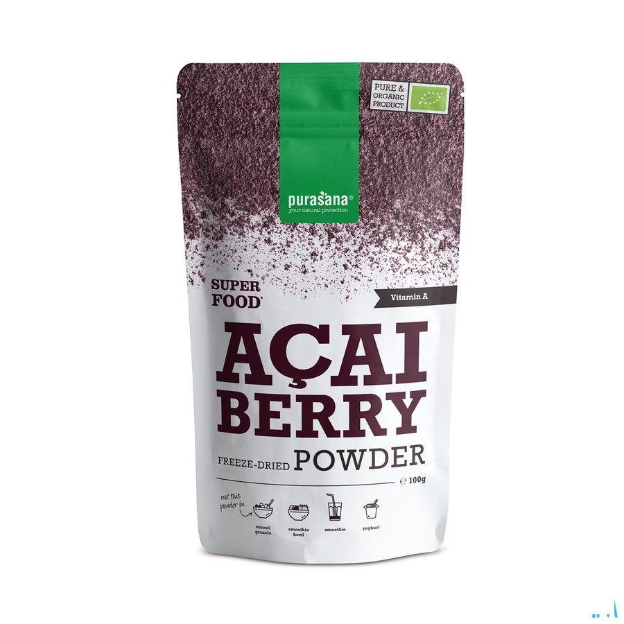 Purasana Acaibes Poeder 100 gr Be-bio-02