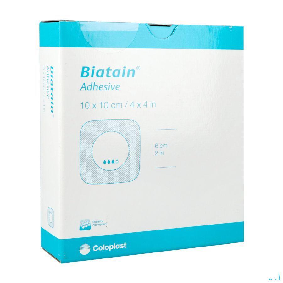 Biatain Schuimverband Adh 10,0X10,0Cm 10 33430  -  Coloplast