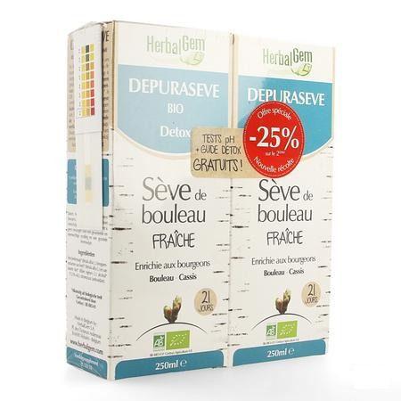 Herbalgem Depuraseve Duo Bio 2x250 ml Fr  -  Herbalgem