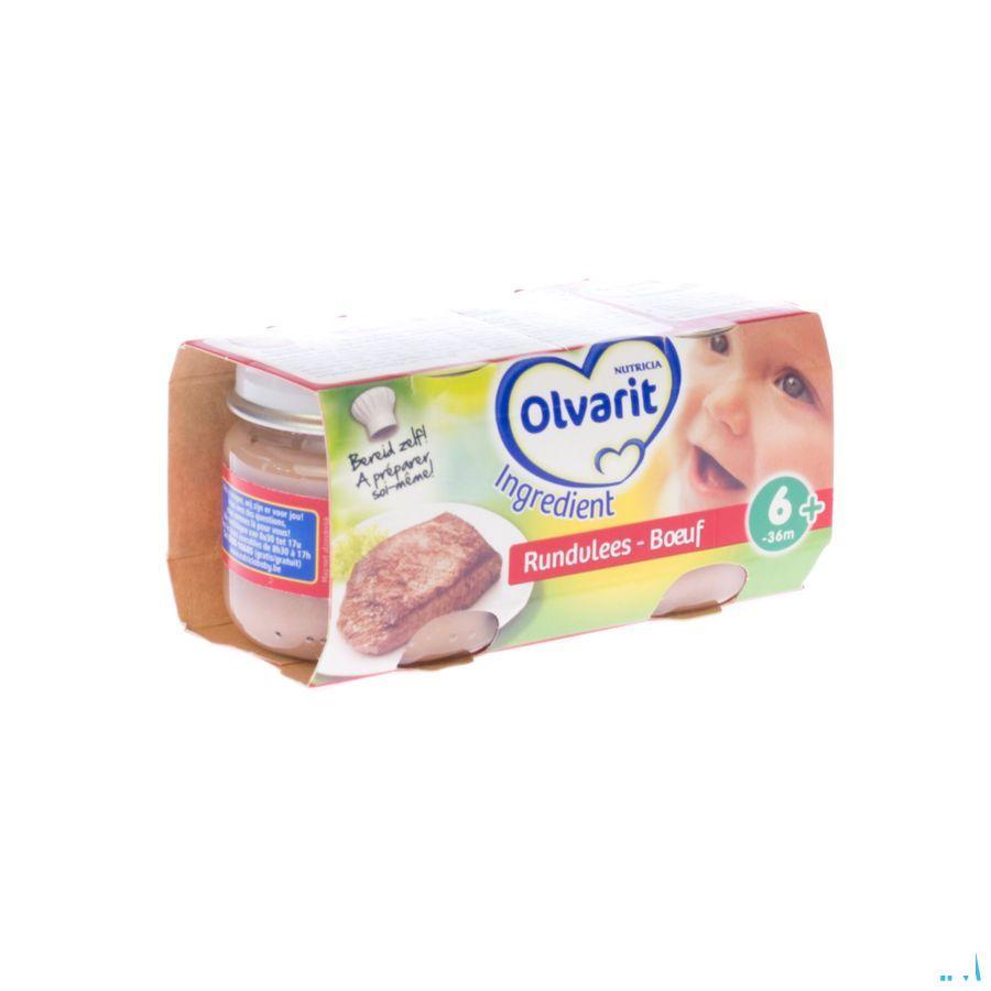 Olvarit Ingredient Kalfsvlees Pot 2x80 gr 123223  -  Nutricia