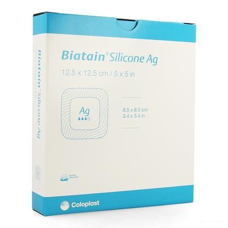 Biatain Silicone Ag 12,5Cmx12,5Cm 5 39638  -  Coloplast