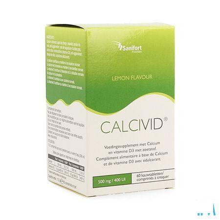 Calcivid 500 mg/400IELemon Chew 60 